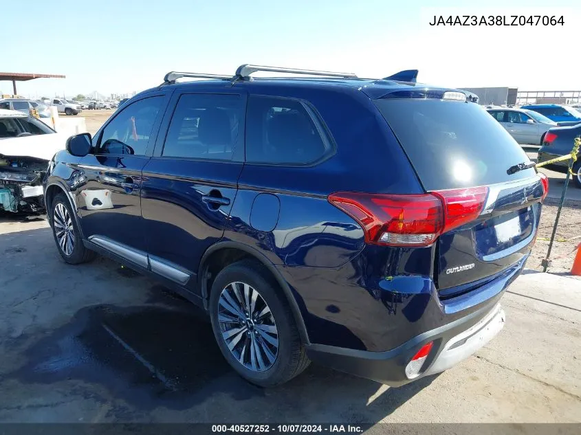 2020 Mitsubishi Outlander Es 2.4 /Le 2.4 /Se 2.4 /Sel 2.4 /Sp 2.4 VIN: JA4AZ3A38LZ047064 Lot: 40527252