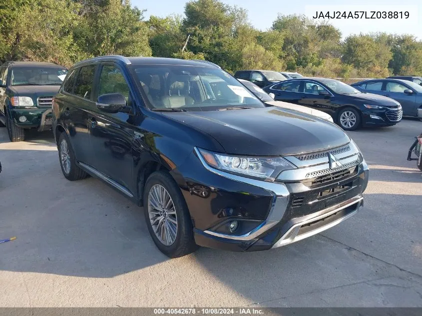 2020 Mitsubishi Outlander Phev Sel S-Awc VIN: JA4J24A57LZ038819 Lot: 40542678