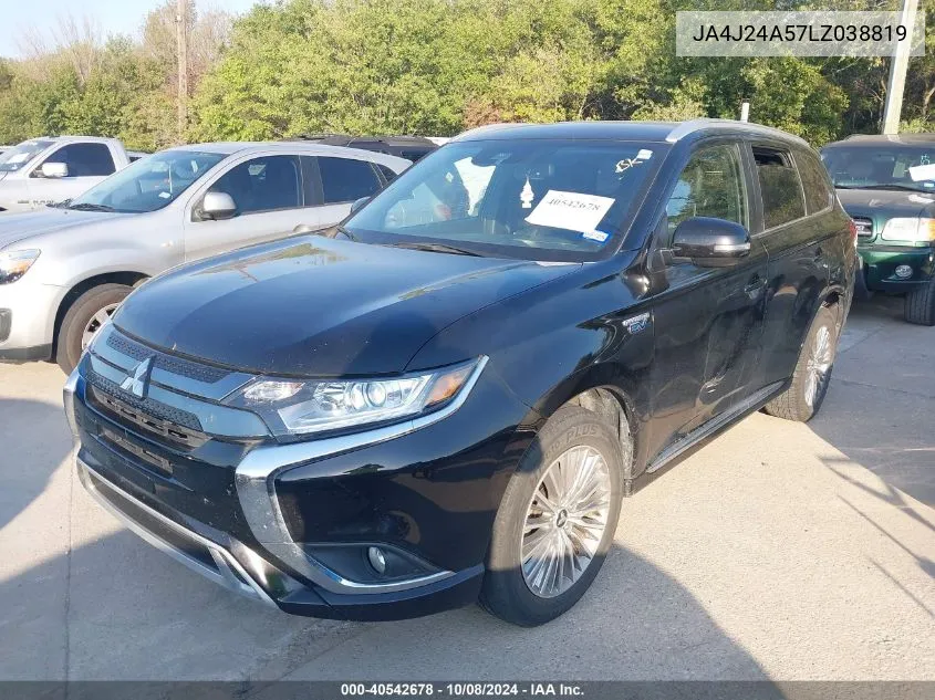 JA4J24A57LZ038819 2020 Mitsubishi Outlander Phev Sel S-Awc