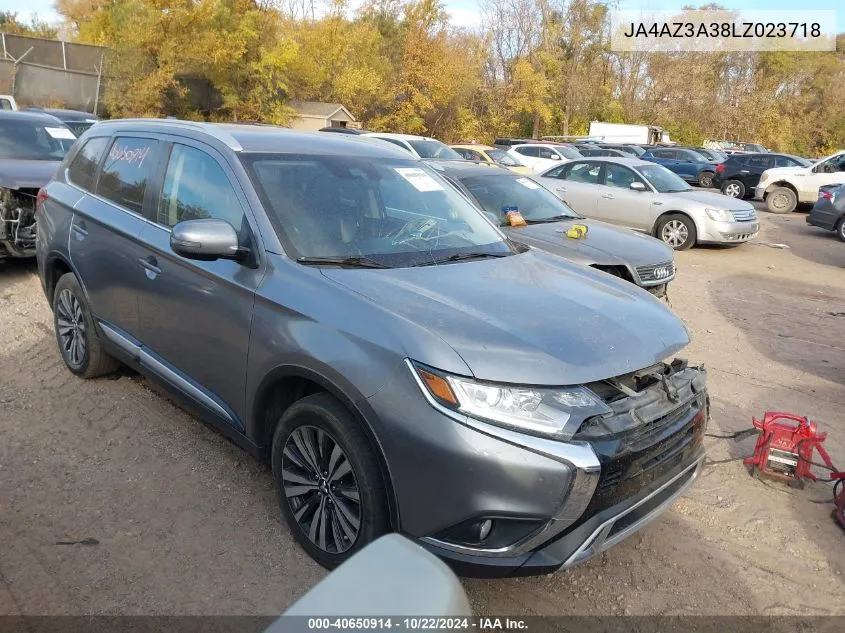 2020 Mitsubishi Outlander Sel 2.4 VIN: JA4AZ3A38LZ023718 Lot: 40650914