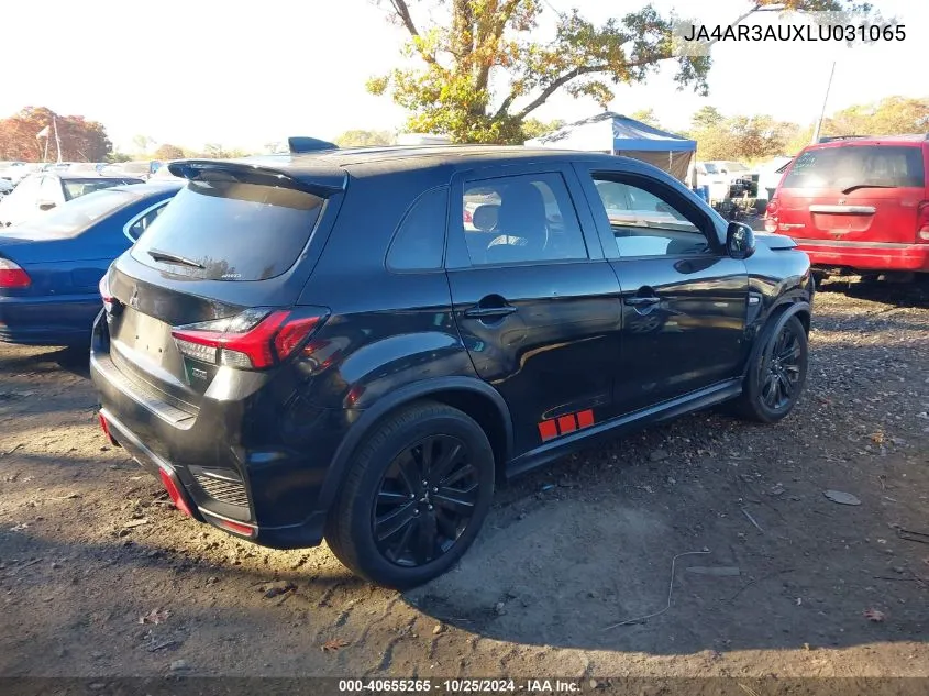 2020 Mitsubishi Outlander Sport Es/Se/Sp VIN: JA4AR3AUXLU031065 Lot: 40655265