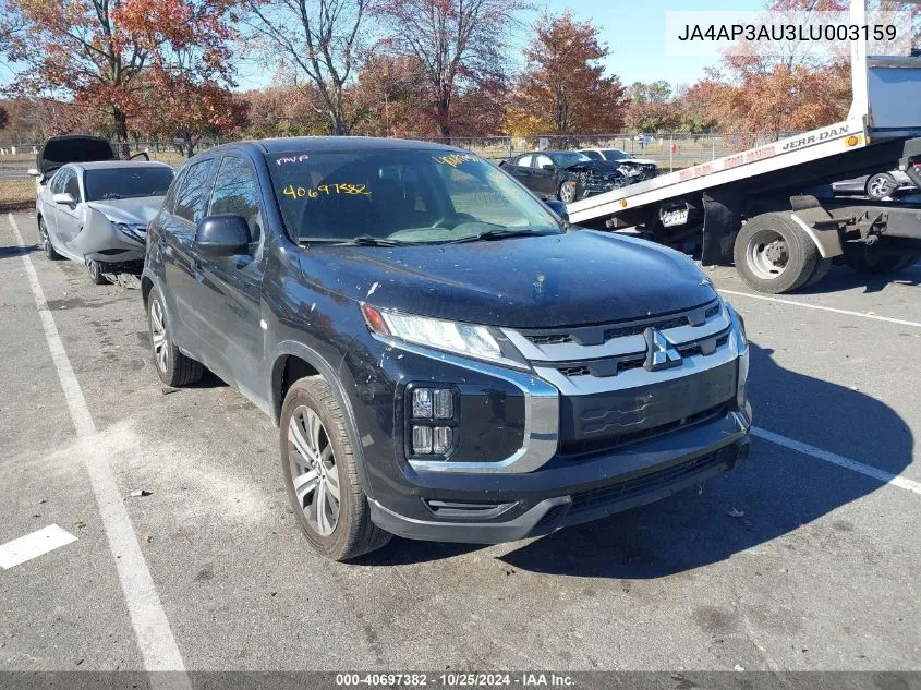 2020 Mitsubishi Outlander Sport 2.0 Es VIN: JA4AP3AU3LU003159 Lot: 40697382