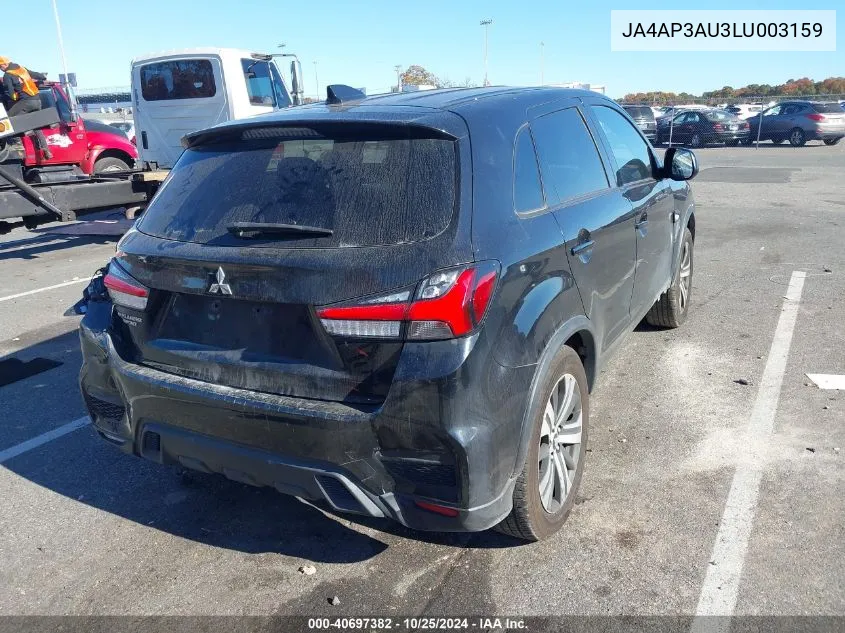 2020 Mitsubishi Outlander Sport 2.0 Es VIN: JA4AP3AU3LU003159 Lot: 40697382