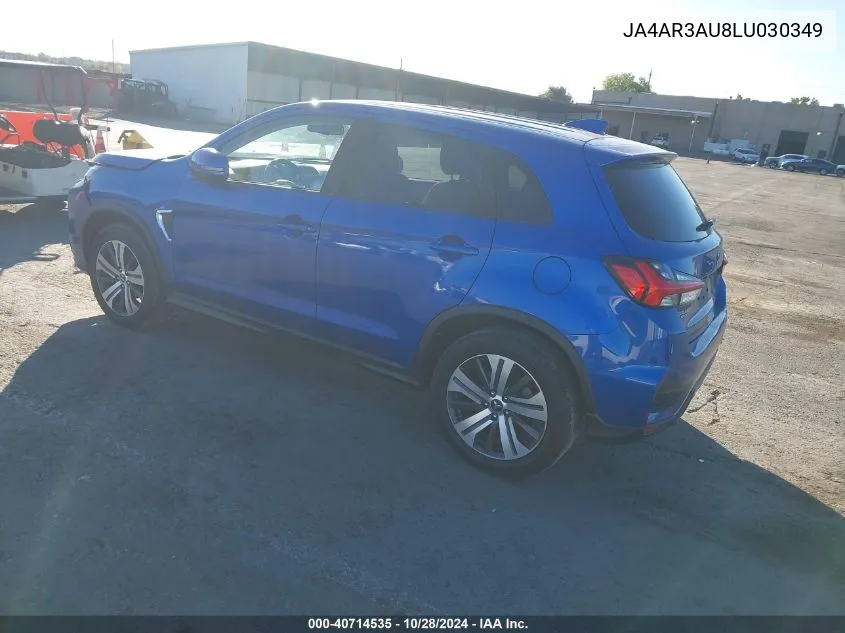 2020 Mitsubishi Outlander Sport 2.0 Be /2.0 Es /2.0 Se /2.0 Sp VIN: JA4AR3AU8LU030349 Lot: 40714535