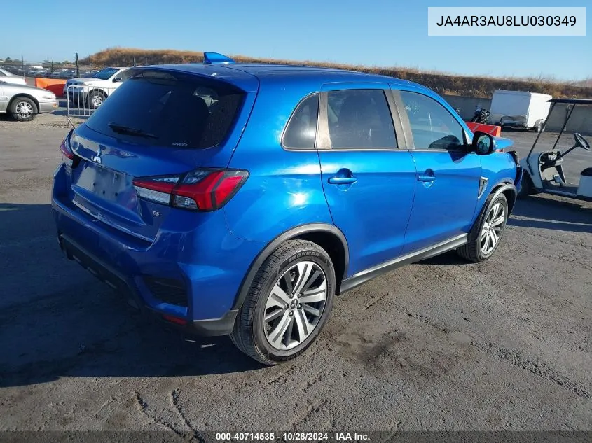 2020 Mitsubishi Outlander Sport 2.0 Be /2.0 Es /2.0 Se /2.0 Sp VIN: JA4AR3AU8LU030349 Lot: 40714535