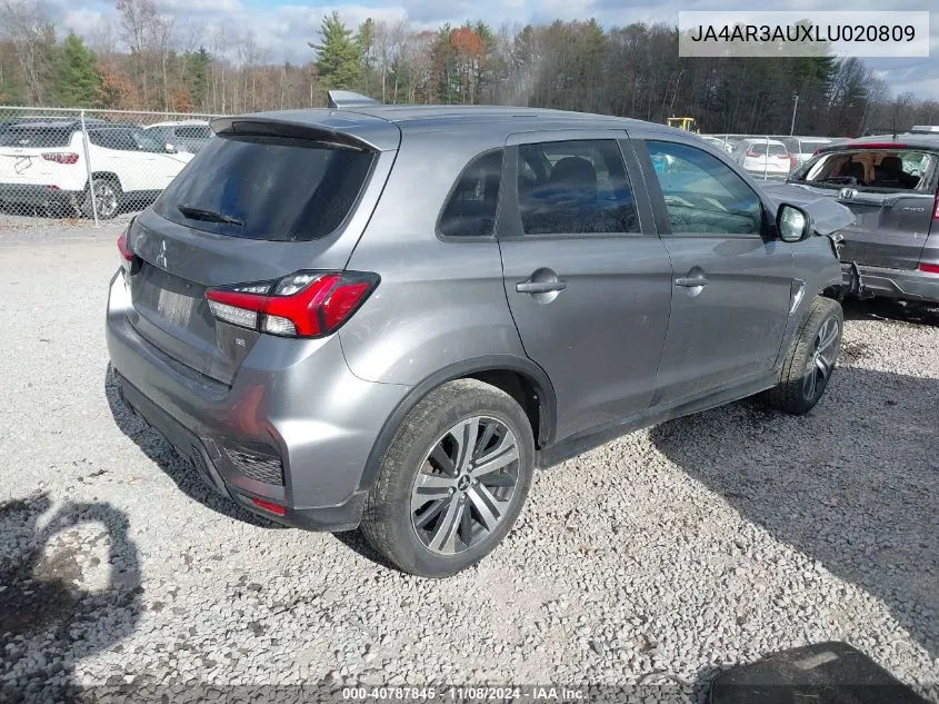 2020 Mitsubishi Outlander Sport 2.0 Be /2.0 Es /2.0 Se /2.0 Sp VIN: JA4AR3AUXLU020809 Lot: 40787845