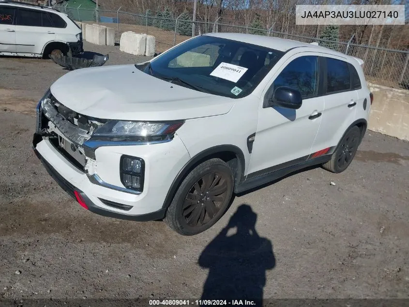 2020 Mitsubishi Outlander Sport 2.0 Be/2.0 Es/2.0 Sp VIN: JA4AP3AU3LU027140 Lot: 40809041