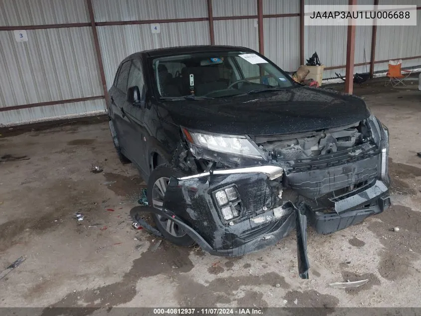 2020 Mitsubishi Outlander Sport 2.0 Es VIN: JA4AP3AU1LU006688 Lot: 40812937