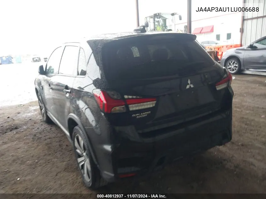 2020 Mitsubishi Outlander Sport 2.0 Es VIN: JA4AP3AU1LU006688 Lot: 40812937