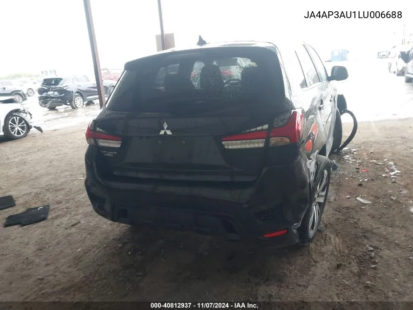 2020 Mitsubishi Outlander Sport 2.0 Es VIN: JA4AP3AU1LU006688 Lot: 40812937