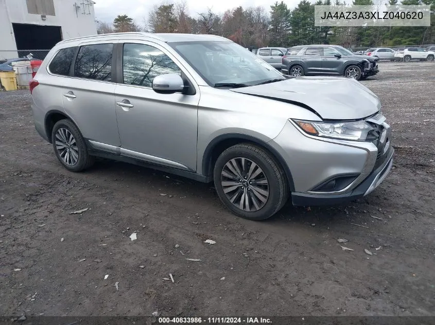 2020 Mitsubishi Outlander Es/Le 2.4 /Se 2.4 /Sel 2.4 /Sp 2.4 VIN: JA4AZ3A3XLZ040620 Lot: 40833986