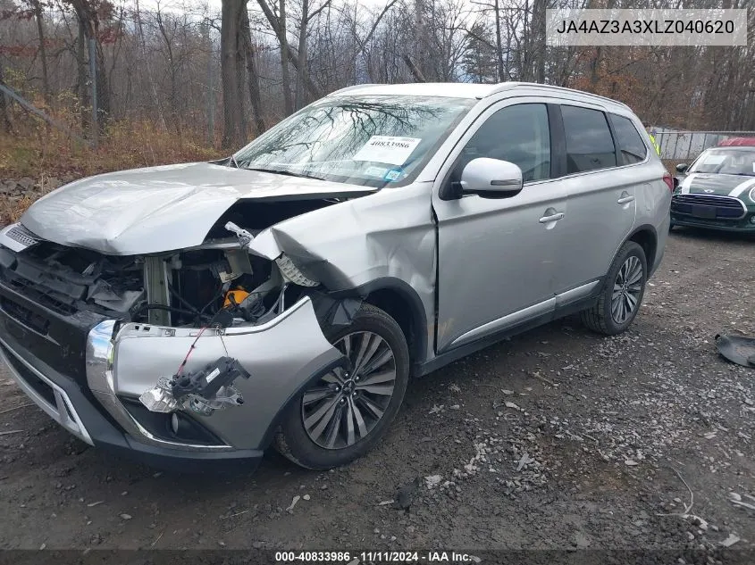 2020 Mitsubishi Outlander Es/Le 2.4 /Se 2.4 /Sel 2.4 /Sp 2.4 VIN: JA4AZ3A3XLZ040620 Lot: 40833986