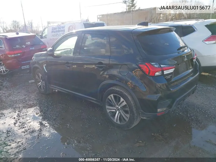 2020 Mitsubishi Outlander Sport 2.0 Se VIN: JA4AR3AU5LU015677 Lot: 40886357