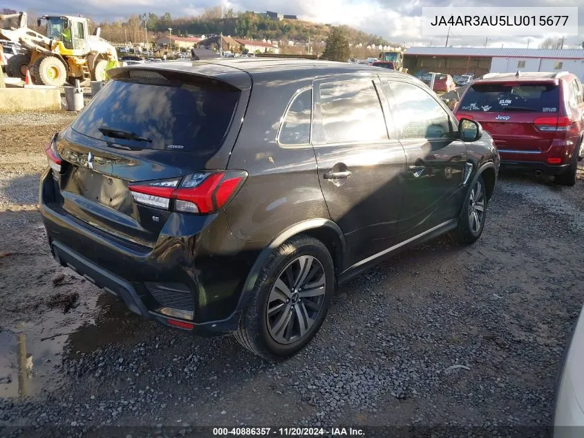 2020 Mitsubishi Outlander Sport 2.0 Se VIN: JA4AR3AU5LU015677 Lot: 40886357