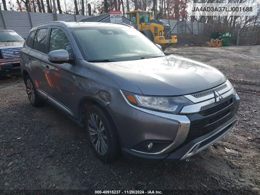 2020 Mitsubishi Outlander Sel 2.4 VIN: JA4AD3A37LJ001688 Lot: 40915237