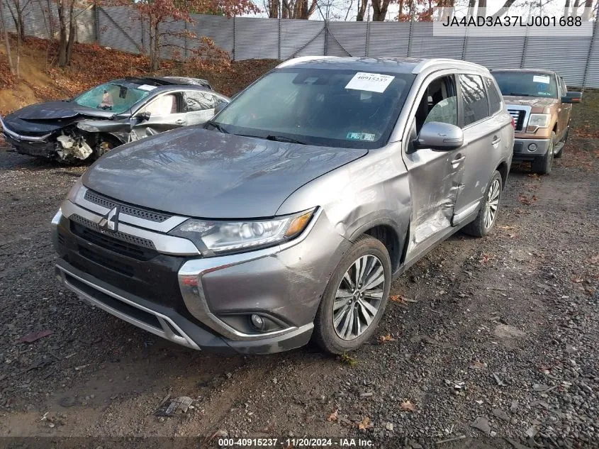 2020 Mitsubishi Outlander Sel 2.4 VIN: JA4AD3A37LJ001688 Lot: 40915237