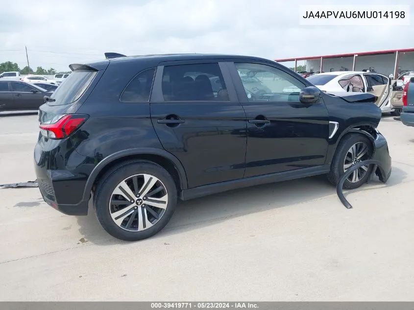 2021 Mitsubishi Outlander Sport 2.0 Se 2Wd VIN: JA4APVAU6MU014198 Lot: 39419771