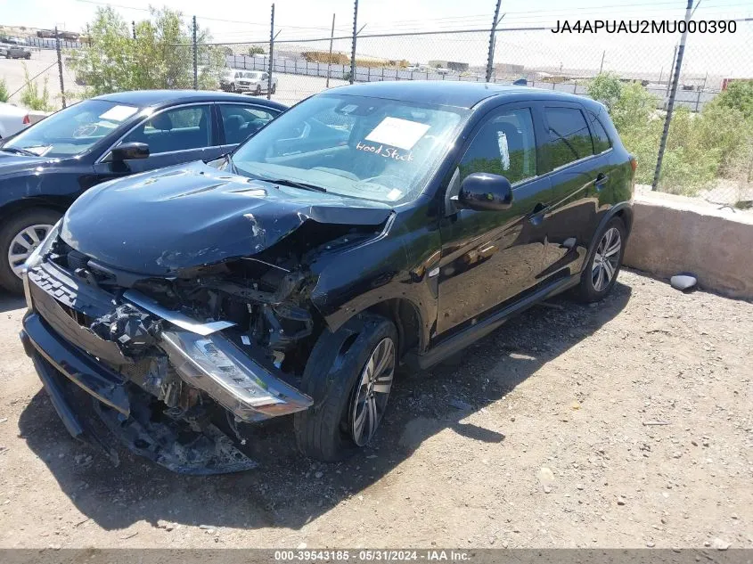 2021 Mitsubishi Outlander Sport 2.0 Es 2Wd VIN: JA4APUAU2MU000390 Lot: 39543185