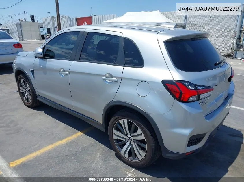 JA4ARUAU7MU022279 2021 Mitsubishi Outlander Sport 2.0 Be Awc/2.0 Es Awc/2.0 Le Awc/2.0 Se Awc