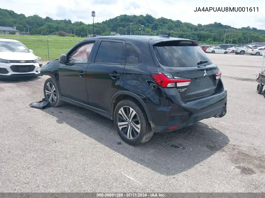 JA4APUAU8MU001611 2021 Mitsubishi Outlander Sport 2.0 Es 2Wd