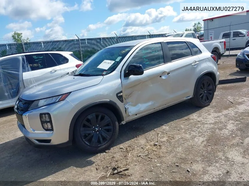 2021 Mitsubishi Outlander Sport 2.0 Be Awc/2.0 Es Awc/2.0 Le Awc/2.0 Se Awc VIN: JA4ARUAUXMU027279 Lot: 39912029