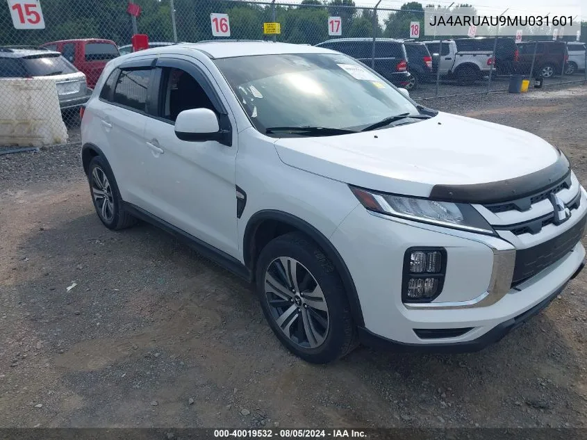 2021 Mitsubishi Outlander Sport 2.0 Be Awc/2.0 Es Awc/2.0 Le Awc/2.0 Se Awc VIN: JA4ARUAU9MU031601 Lot: 40019532