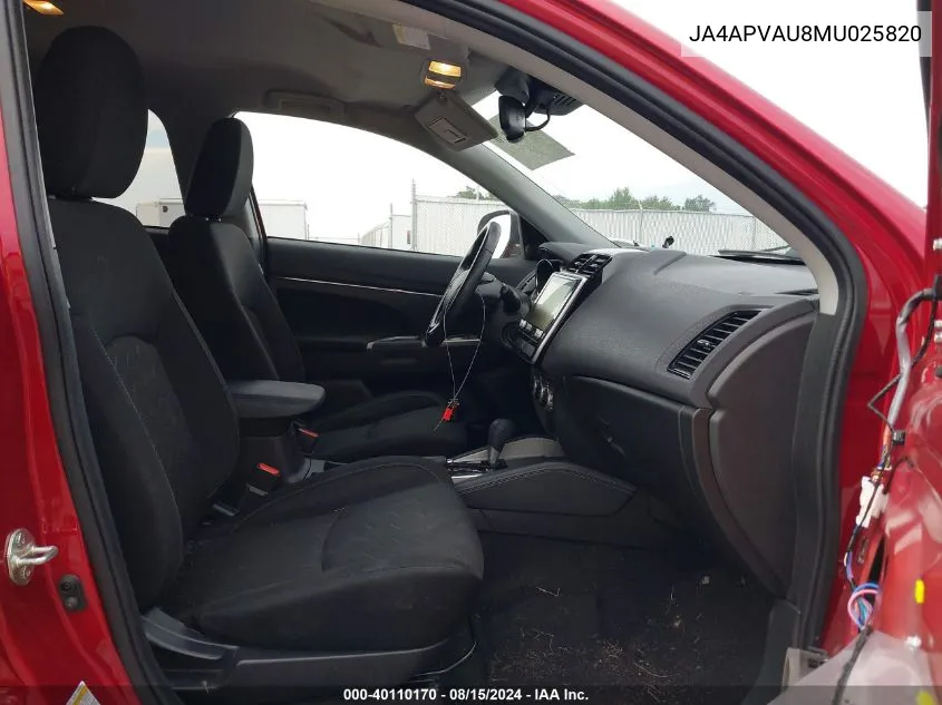 JA4APVAU8MU025820 2021 Mitsubishi Outlander Sport 2.0 Se 2Wd