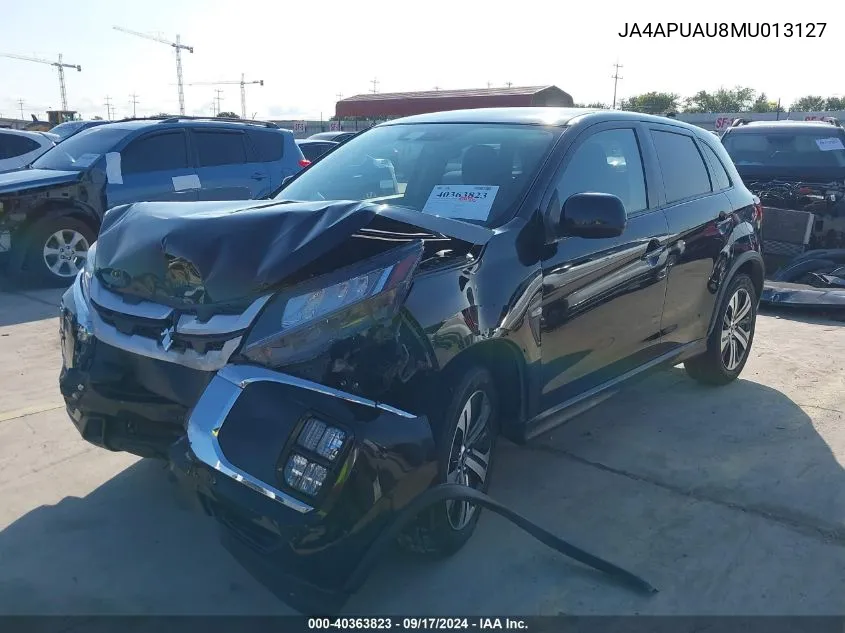 2021 Mitsubishi Outlander Sport 2.0 Be 2Wd/2.0 Es 2Wd/2.0 Le 2Wd/2.0 S 2Wd VIN: JA4APUAU8MU013127 Lot: 40363823