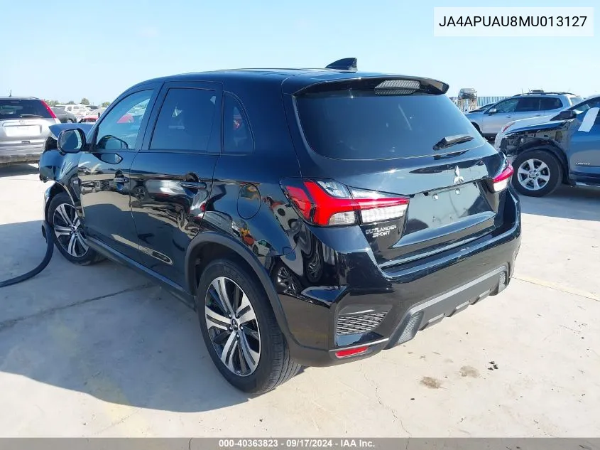 2021 Mitsubishi Outlander Sport 2.0 Be 2Wd/2.0 Es 2Wd/2.0 Le 2Wd/2.0 S 2Wd VIN: JA4APUAU8MU013127 Lot: 40363823