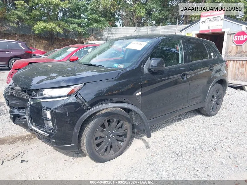 JA4ARUAU4MU020960 2021 Mitsubishi Outlander Sport 2.0 Be Awc/2.0 Es Awc/2.0 Le Awc/2.0 Se Awc