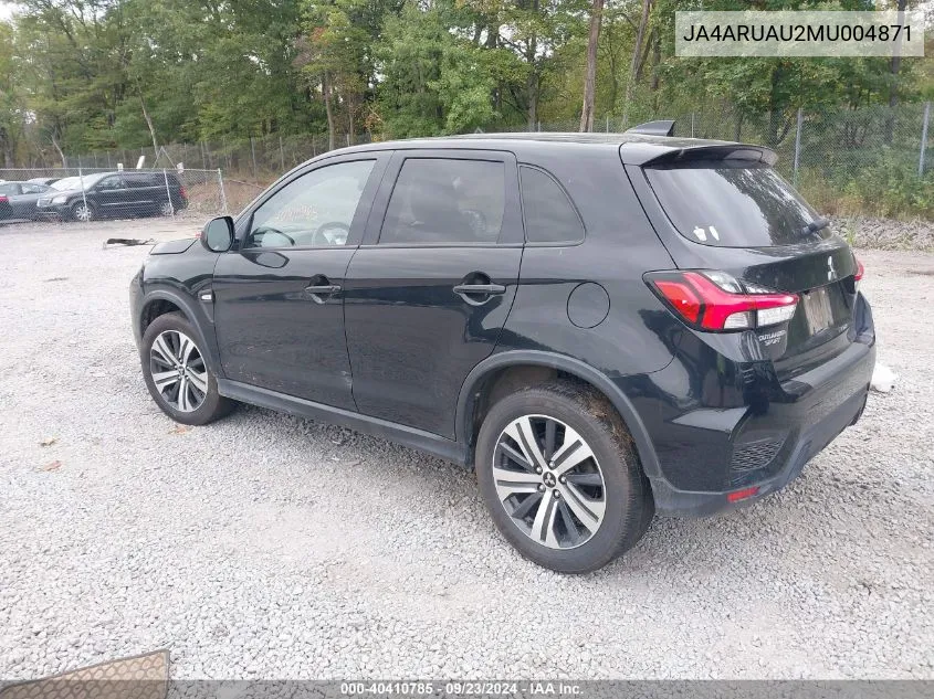 JA4ARUAU2MU004871 2021 Mitsubishi Outlander Sport 2.0 Be Awc/2.0 Es Awc/2.0 Le Awc/2.0 Se Awc