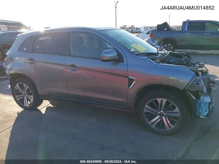 2021 Mitsubishi Outlander Sport 2.0 Be Awc/2.0 Es Awc/2.0 Le Awc/2.0 Se Awc VIN: JA4ARUAU4MU014852 Lot: 40430989