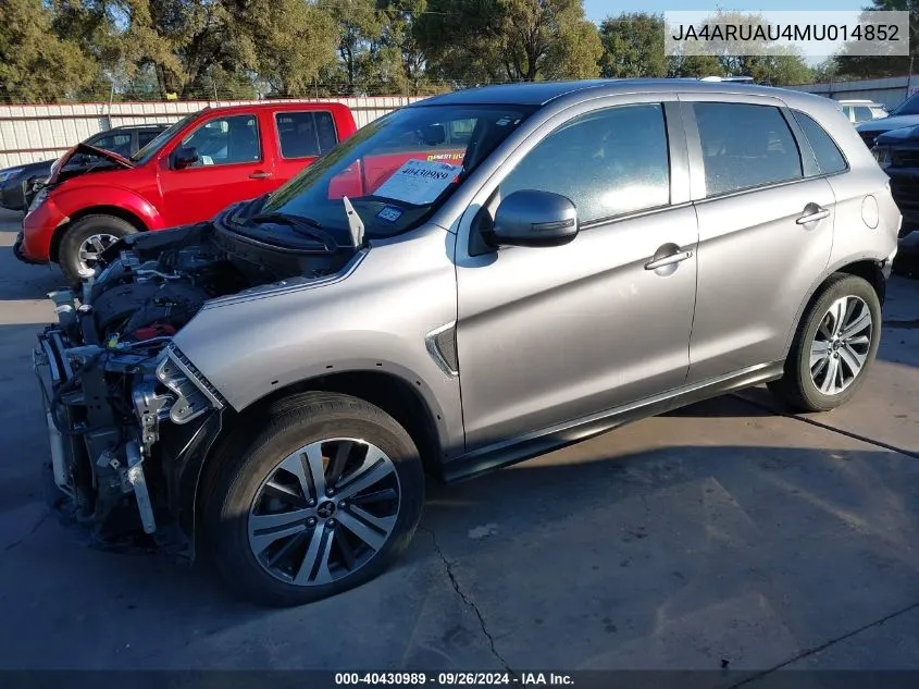 2021 Mitsubishi Outlander Sport 2.0 Be Awc/2.0 Es Awc/2.0 Le Awc/2.0 Se Awc VIN: JA4ARUAU4MU014852 Lot: 40430989