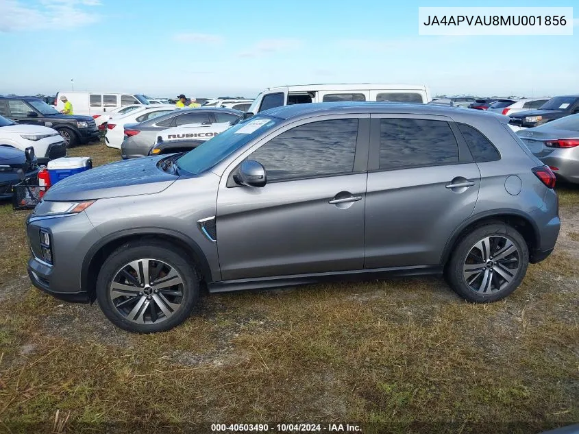 2021 Mitsubishi Outlander Sport Se VIN: JA4APVAU8MU001856 Lot: 40503490