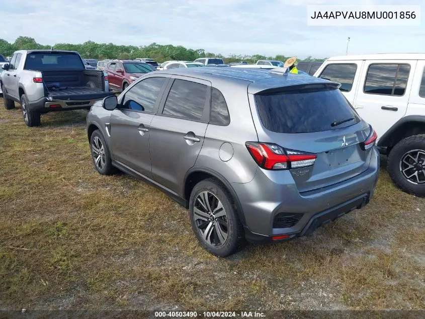 2021 Mitsubishi Outlander Sport Se VIN: JA4APVAU8MU001856 Lot: 40503490