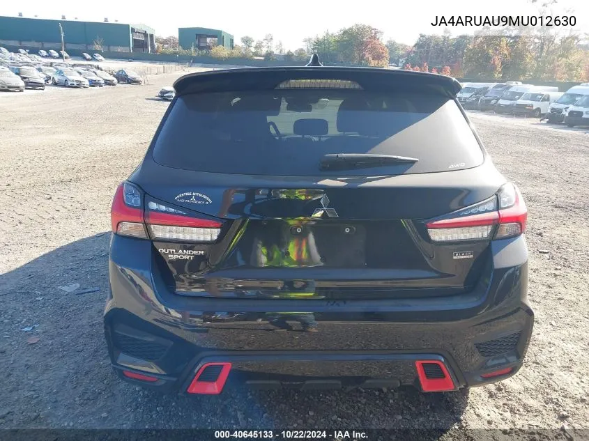 2021 Mitsubishi Outlander Sport 2.0 Be /2.0 Es /2.0 Le /2.0 Se VIN: JA4ARUAU9MU012630 Lot: 40645133