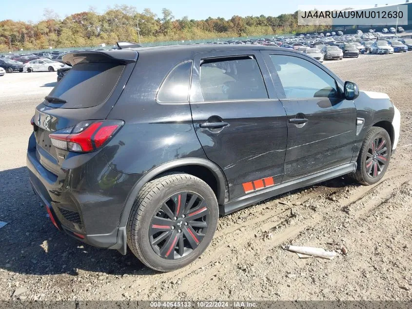 2021 Mitsubishi Outlander Sport 2.0 Be /2.0 Es /2.0 Le /2.0 Se VIN: JA4ARUAU9MU012630 Lot: 40645133