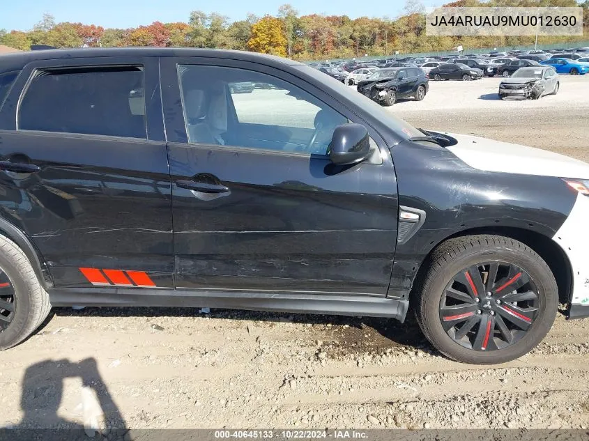 2021 Mitsubishi Outlander Sport 2.0 Be /2.0 Es /2.0 Le /2.0 Se VIN: JA4ARUAU9MU012630 Lot: 40645133