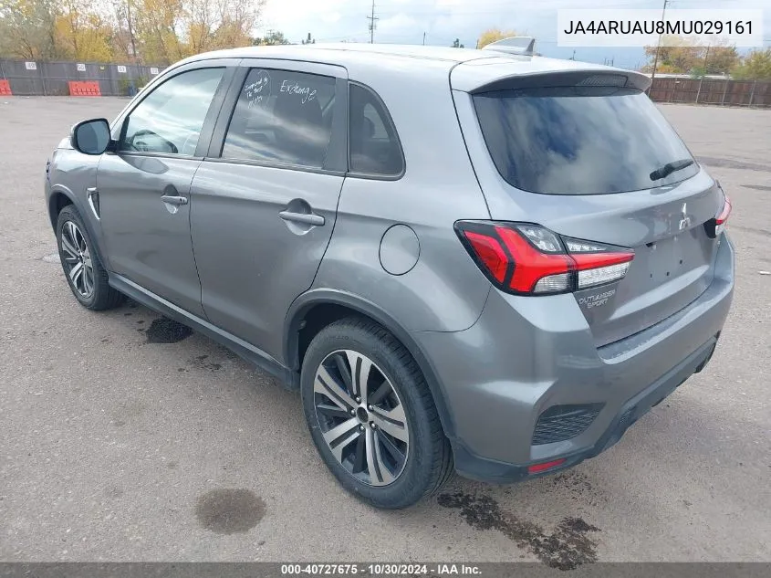 2021 Mitsubishi Outlander Sport 2.0 Be /2.0 Es /2.0 Le /2.0 Se VIN: JA4ARUAU8MU029161 Lot: 40727675