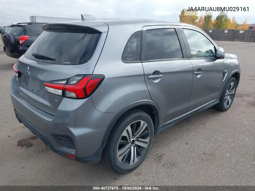 2021 Mitsubishi Outlander Sport 2.0 Be /2.0 Es /2.0 Le /2.0 Se VIN: JA4ARUAU8MU029161 Lot: 40727675