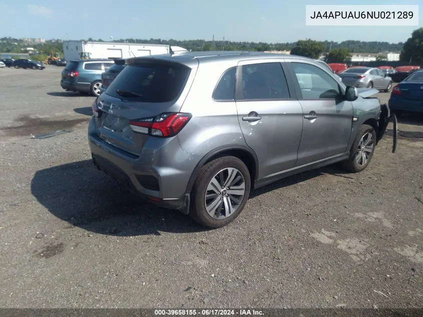 JA4APUAU6NU021289 2022 Mitsubishi Outlander Sport 2.0 Be 2Wd/2.0 Es 2Wd/2.0 Le 2Wd/2.0 S 2Wd