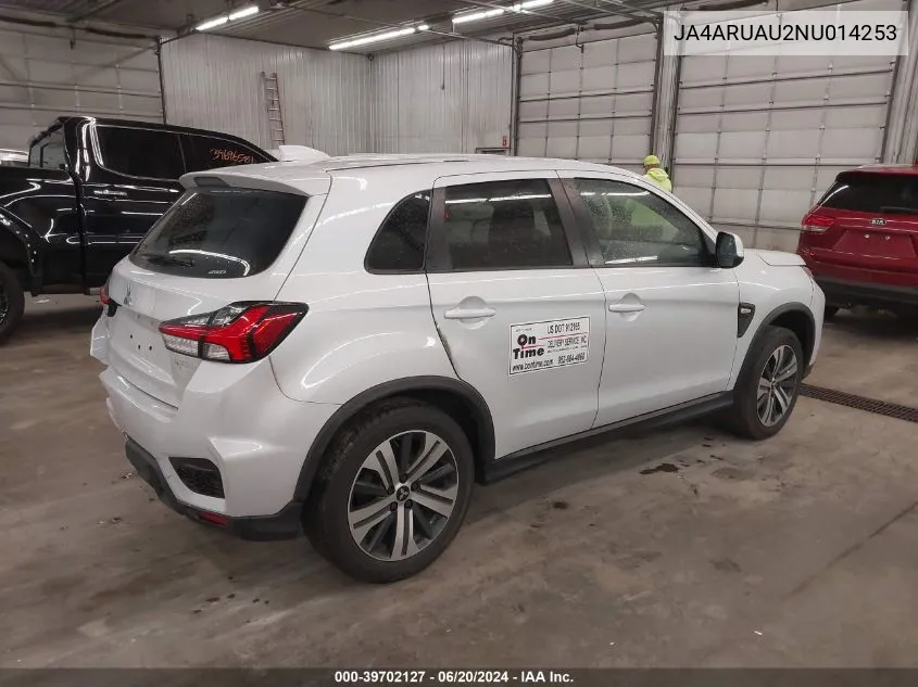 JA4ARUAU2NU014253 2022 Mitsubishi Outlander Sport Es/Le/Be/Se/Se Special Ed