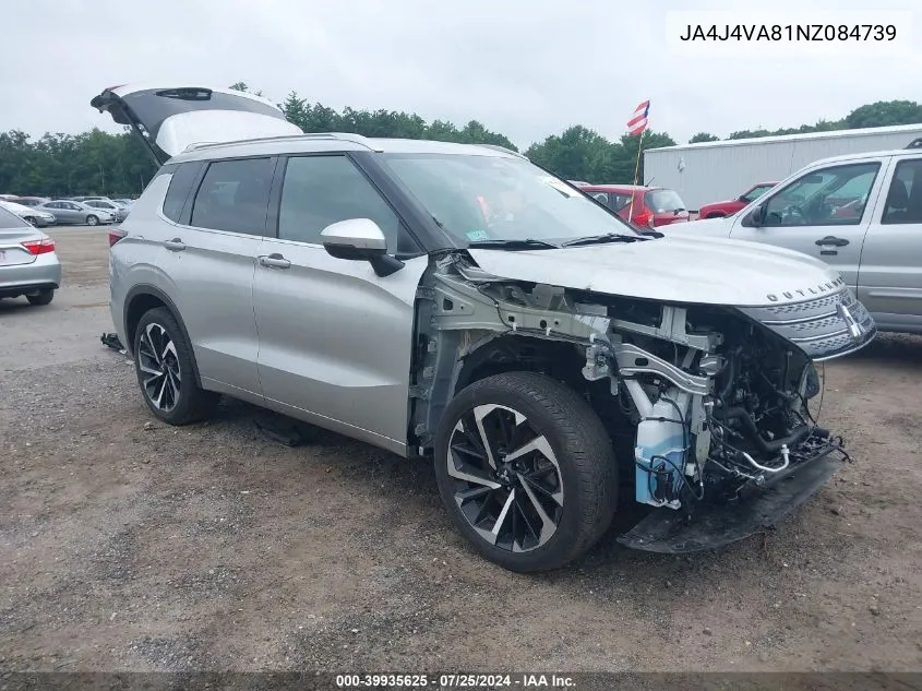 2022 Mitsubishi Outlander Sel 2.5 S-Awc/Sel Launch Edition S-Awc/Sel Special Edition S-Awc VIN: JA4J4VA81NZ084739 Lot: 39935625