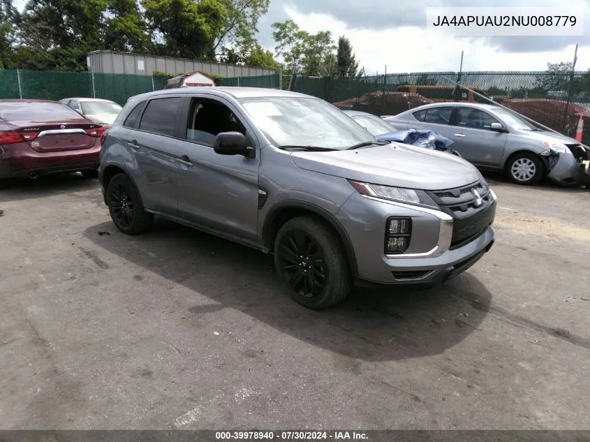 JA4APUAU2NU008779 2022 Mitsubishi Outlander Sport 2.0 Le 2Wd