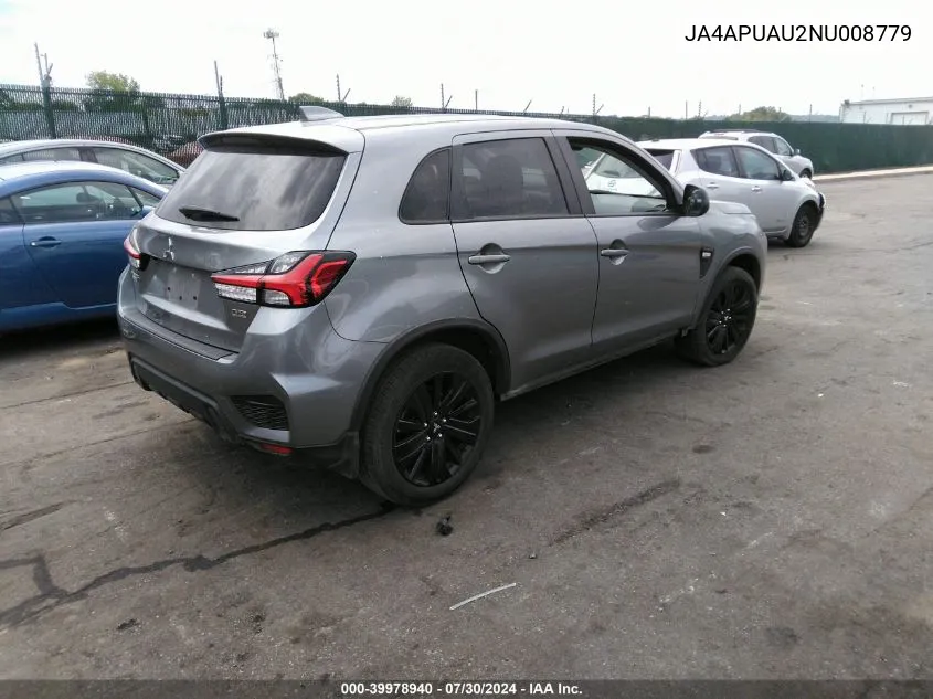 2022 Mitsubishi Outlander Sport 2.0 Le 2Wd VIN: JA4APUAU2NU008779 Lot: 39978940