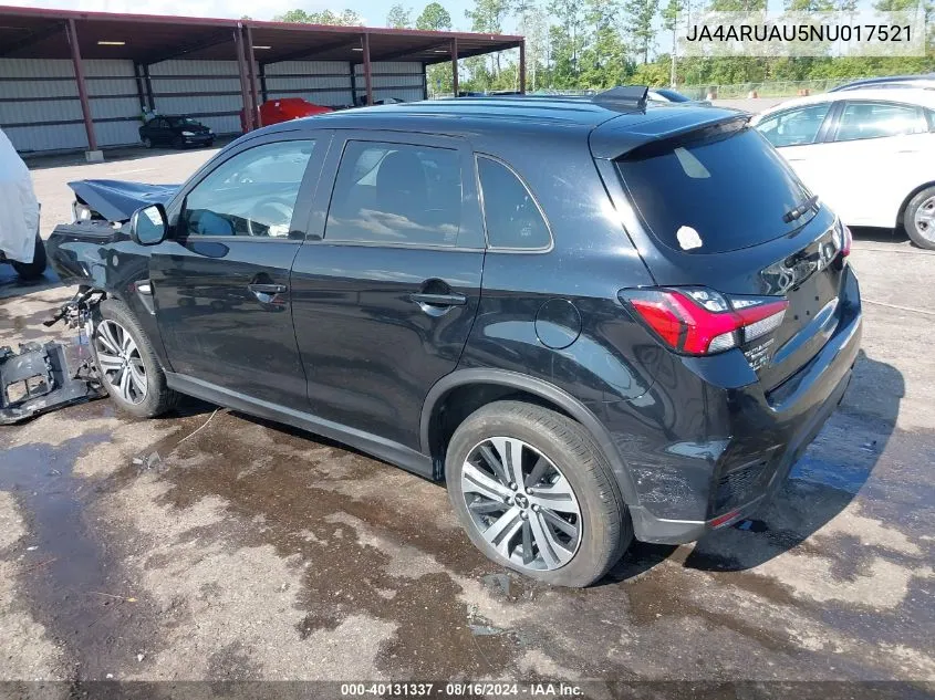 2022 Mitsubishi Outlander Sport 2.0 Es Awc VIN: JA4ARUAU5NU017521 Lot: 40131337