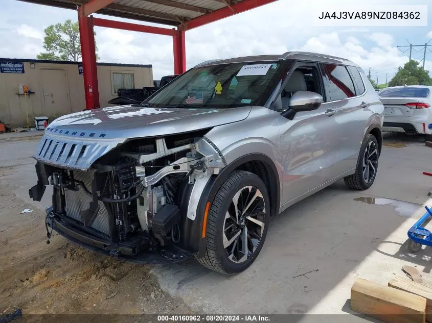 2022 Mitsubishi Outlander Sel 2.5 2Wd/Sel Special Edition 2Wd VIN: JA4J3VA89NZ084362 Lot: 40160962