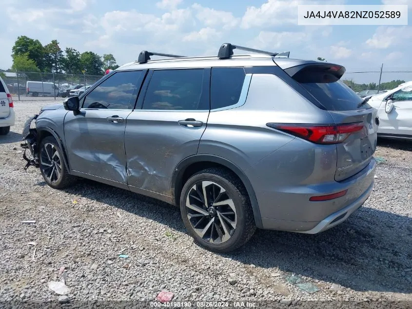 2022 Mitsubishi Outlander Sel 2.5 S-Awc/Sel Launch Edition S-Awc/Sel Special Edition VIN: JA4J4VA82NZ052589 Lot: 40198190