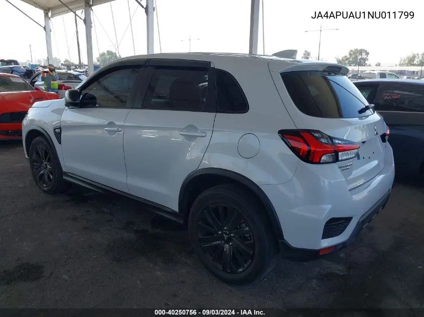 2022 Mitsubishi Outlander Sport 2.0 Be 2Wd/2.0 Es 2Wd/2.0 Le 2Wd/2.0 S 2Wd VIN: JA4APUAU1NU011799 Lot: 40250756