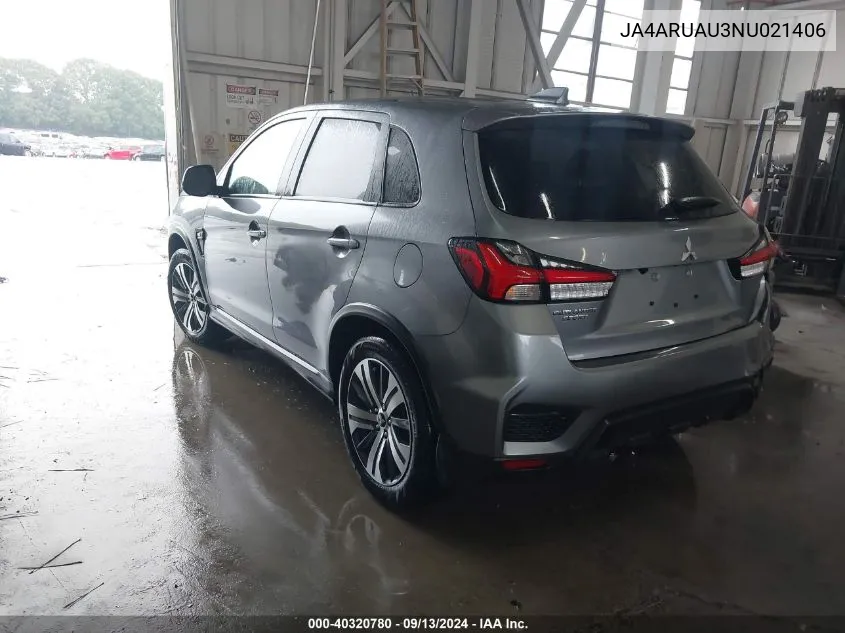 JA4ARUAU3NU021406 2022 Mitsubishi Outlander Sport 2.0 Be Awc/2.0 Es Awc/2.0 Le Awc/2.0 Se Awc/2.0 Se Special Edition Awc